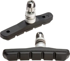 Jagwire Mountain Sport Threaded V-Brake Pads - Durable All-Weather Black, Low