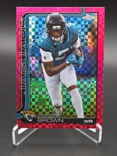 2025 Topps Chrome - Dyami Brown #136 Hot Pink X-Fractor