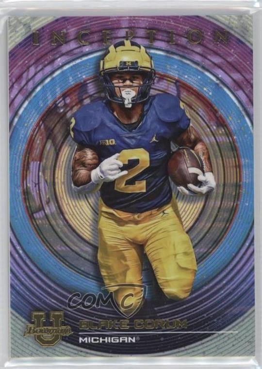 2022-23 Bowman Inception University Blake Corum #56 19l7