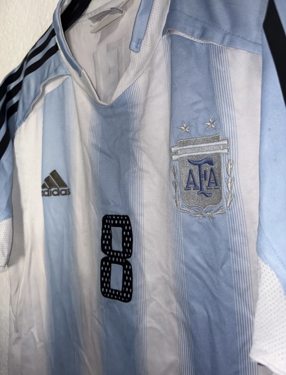 アルゼンチン代表 RIQUELME 8番リケルメ　ユニフォーム Jersey Argentina Small #8 Román Riquelme Adidas ⚽️ | eBay