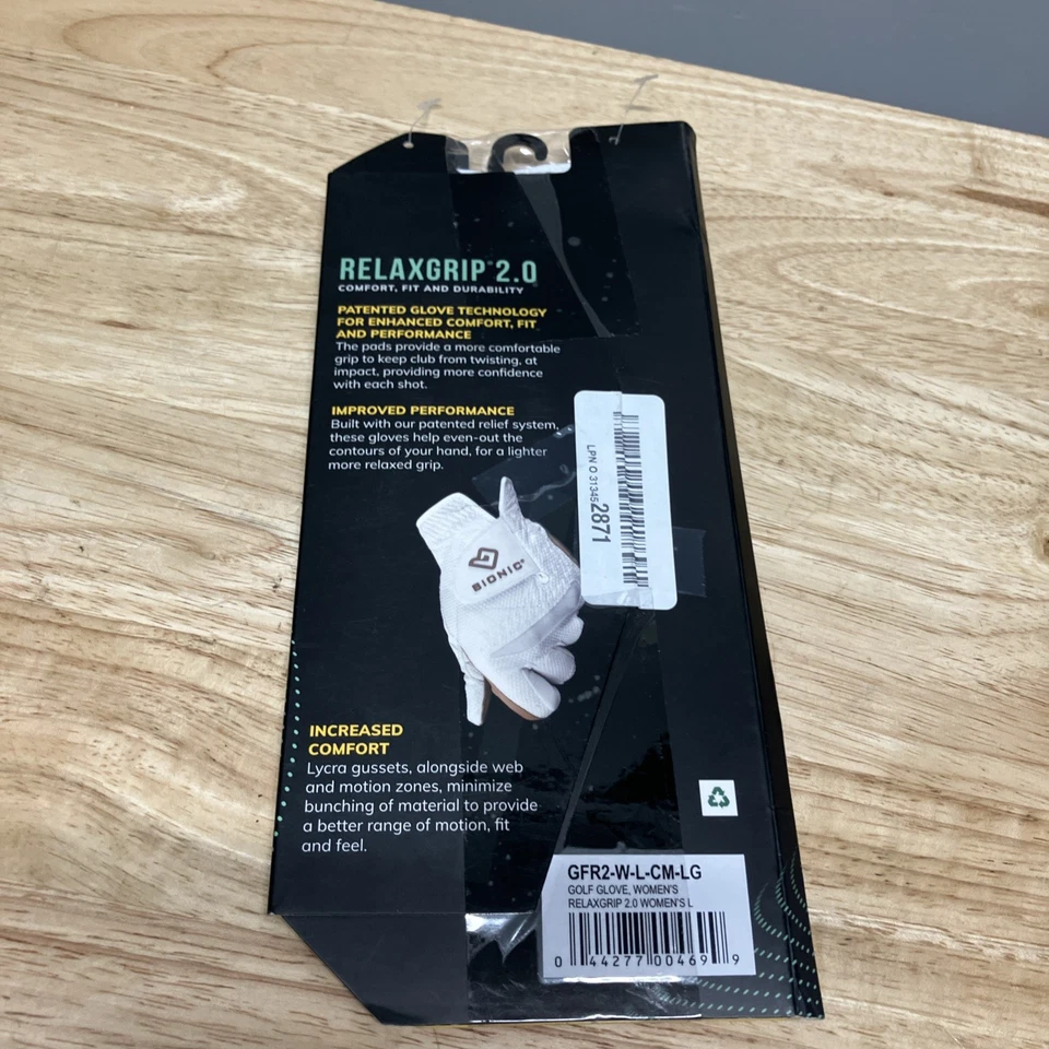 Guantes de golf Bionic para mujer Relax Grip 2.0 mano derecha pequeño caramelo DMG PAQUETE Foto 2 de 2