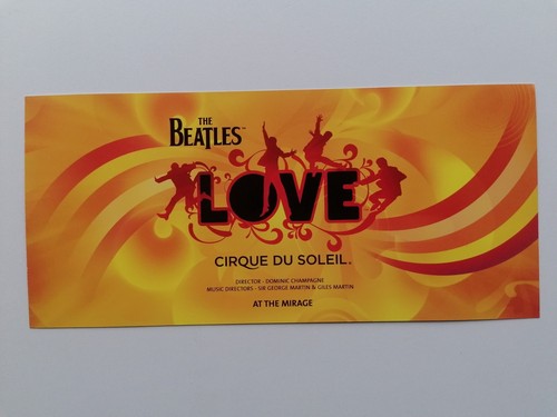 THE BEATLES USA 2006 LOVE CIRQUE DU SOLEIL PROMO & COMPLETE INVATATION PACK - Picture 7 of 24