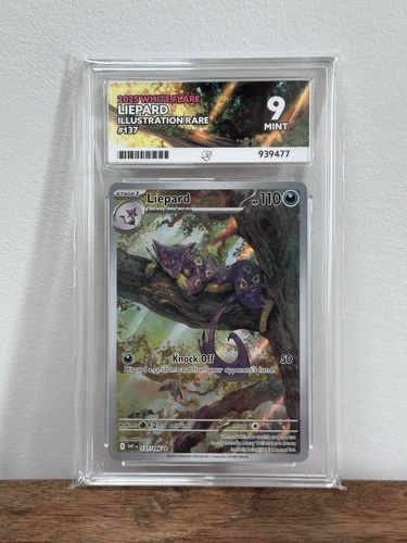 Liepard 137/086 Illustration Rare S&V White Flare Pokemon Card - Ace 9 Mint