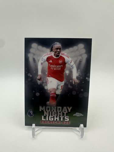 Eberechi Eze #MNL-6 2026 Topps Chrome Premier League Monday Night Lights card