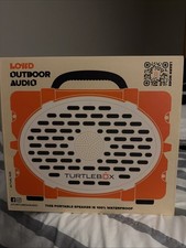 TurtleBox Gray Waterproof Bluetooth Gen 3 Outdoor Portable Speaker - NEW