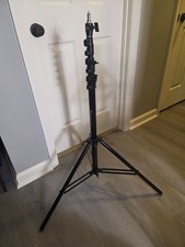 Flashpoint Pro Heavy-Duty Air-Cushioned Light Stand Black, 7.2' 