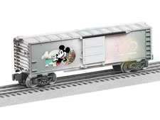 Mickey Mouse Lionel 2328160 O Disney 100 Illuminated Boxcar Rolling stock New