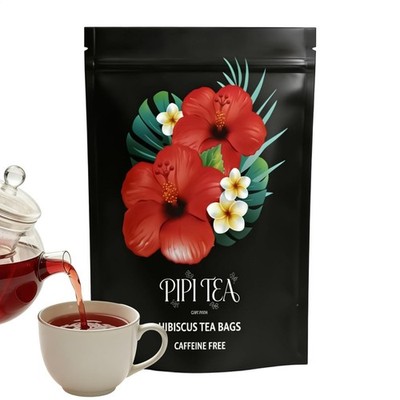 1 pack Pipi Hibiscus Tea,100% Natural, Caffeine-free, Loose-leaf Tea 30+Servings