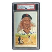 Willie McCovey Giants Signed 4x6 Perez-Steele Postcard PSA/DNA Gem MT 10 - Image 3 of 3