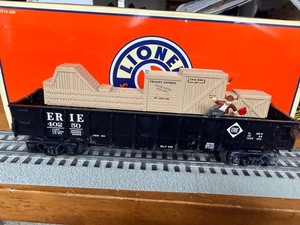 Lionel O Gauge Freight Cars Lot – Erie Operating Gondola + DL&W Boxcar – Works