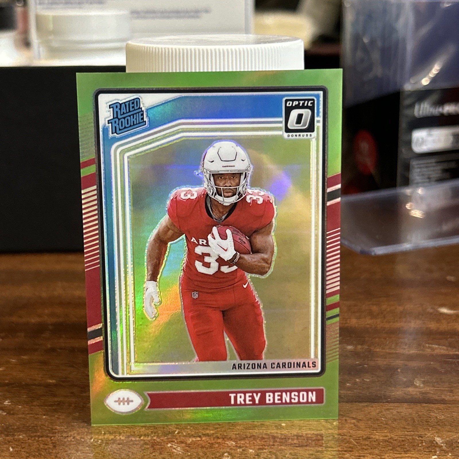 2024 Donruss Optic Rated Rookie #293 Trey Benson Lime Green RC ROOKIE 43/50