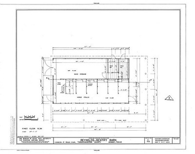 HABS TEX,152-LUBBO,17- sheet 2 6 - Reynolds-Gentry Barn, National Ranching