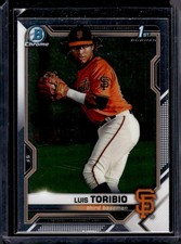 2021 Bowman Chrome #BCP-228 Luis Toribio Prospects