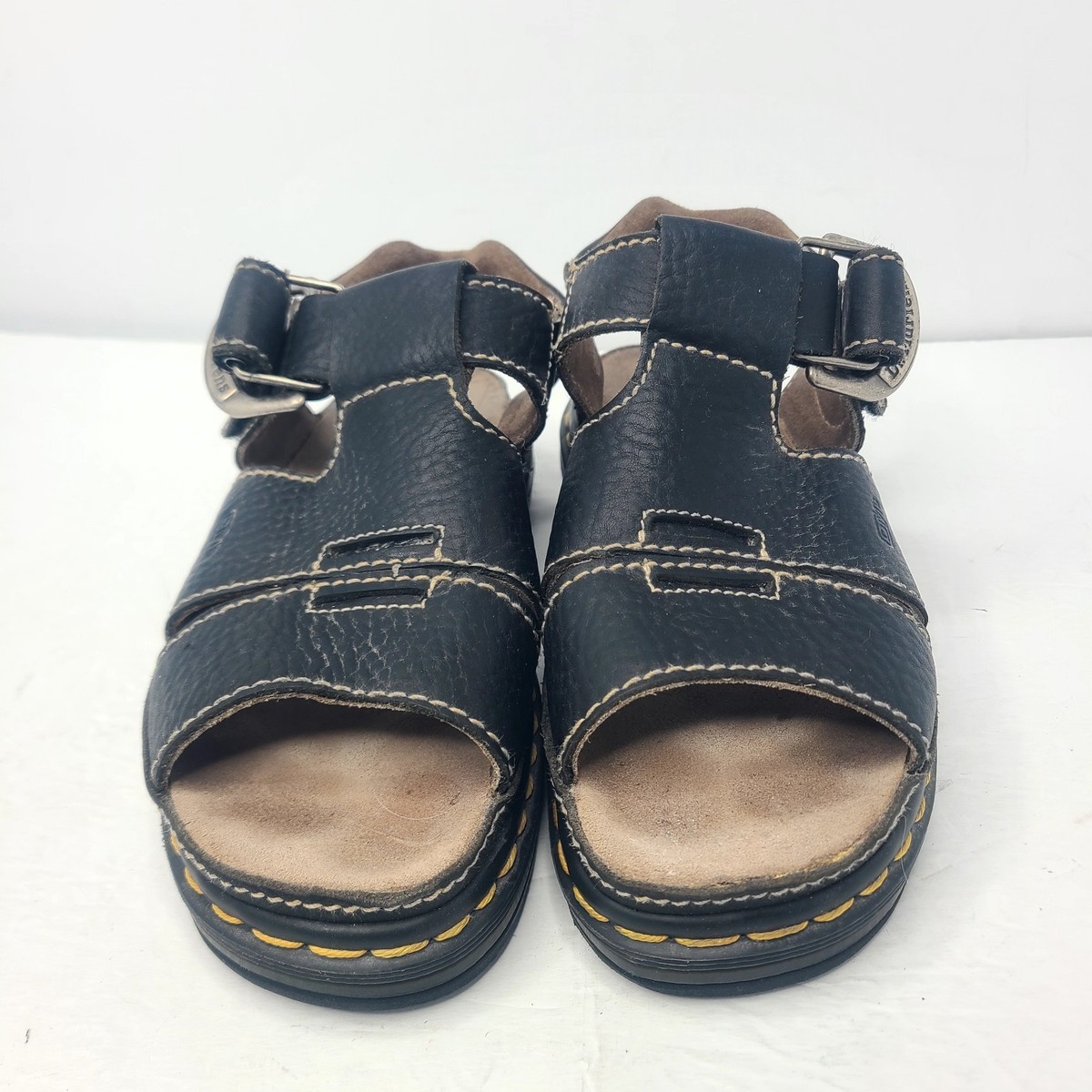 Vintage Doc Dr.Martens Mens Leather Fisher Chunky Tractor Sandals shoes sz US13 Dr. Martens M Fisherman Sandals for Men for sale | eBay main image 3