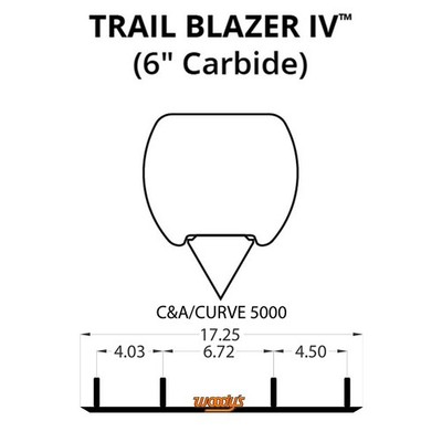 C&A PRO Runners by Woody's (Pair) 6in AC Bearcat 660 WT Turbo 156 (2006-2008)
