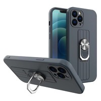 Silikon Ring Case Mit Fingerhalter FüR Samsung Galaxy A72 4G Dunkelblau