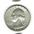 1964 Washington Quarter, 90% Silver