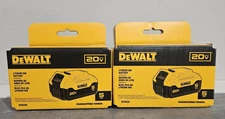 2 Brand New Dewalt 20 Volt 20v Max Li-Ion 5.0 AH Batteries DCB205 2024 Date