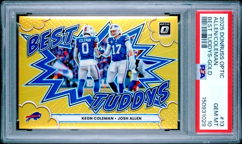 2025 Donruss Optic Josh Allen/Keon Coleman Dragon (RAW)