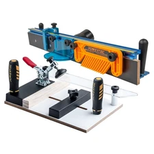 POWERTEC 72032 Deluxe Router Table Fence System 3-3/8 Tall 24 Long and Rail