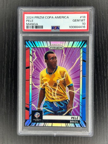 Pele #18 2024 Panini Prizm Copa America Manga card