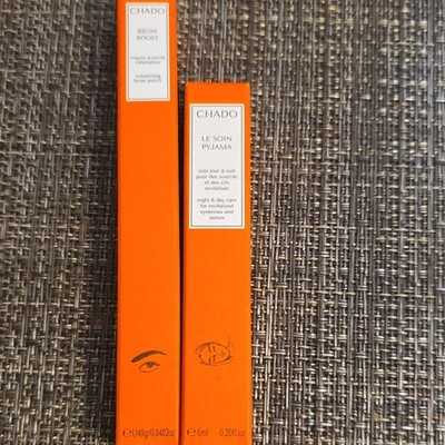 CHADO Brow Boost Eyebrow Definer Pencil & Le Soin Pyjama Care 0.0402 oz 6 ml