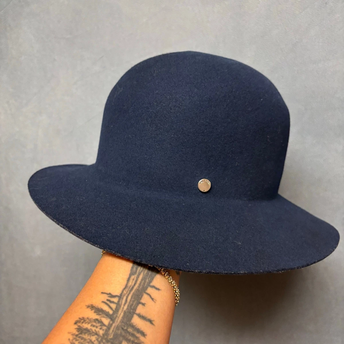 Fedora Blue 100% Wool Hats for Women for sale | eBay display picture 3