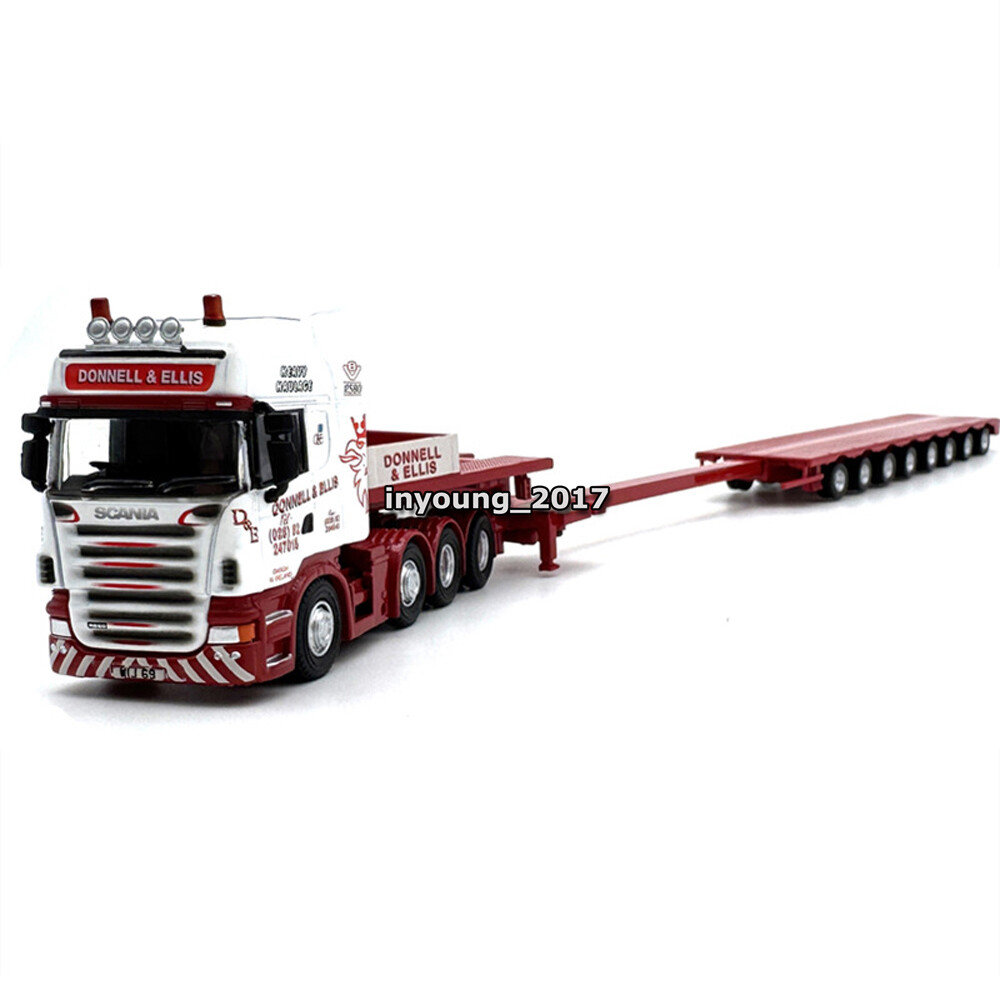 ミニカー WSI 1/50 Scania Lowloader 4ac Nooteboom WSI Models - Scania Low Loader 