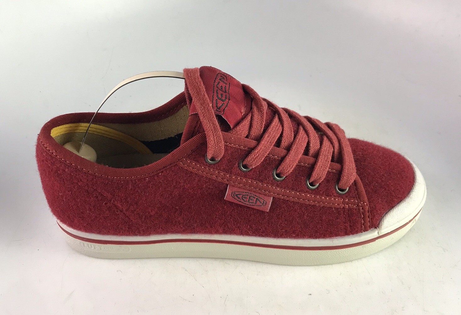 Keen Sneakers Donna Elsa Lite in Feltro Rosso Feltro Vapore Taglia 5 5