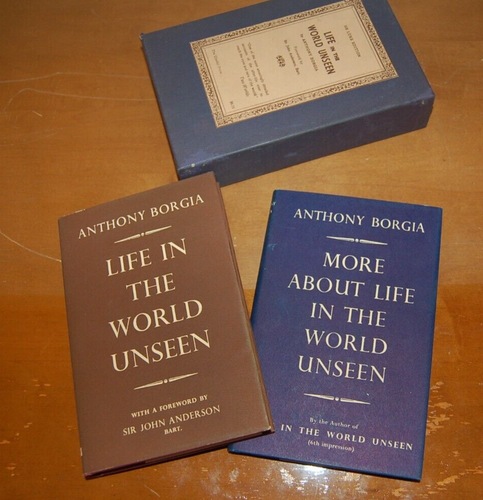 Life in the World Unseen, More About Life Deluxe Edition Anthony Borgia (2 Bks) - Foto 4 di 14