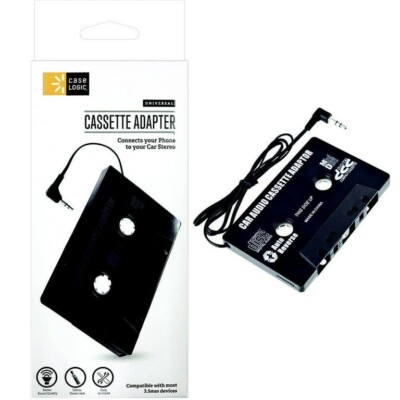 Case Logic Audio Cassette Adapter For iPod and MP3 players Model: CLMCTA100BK