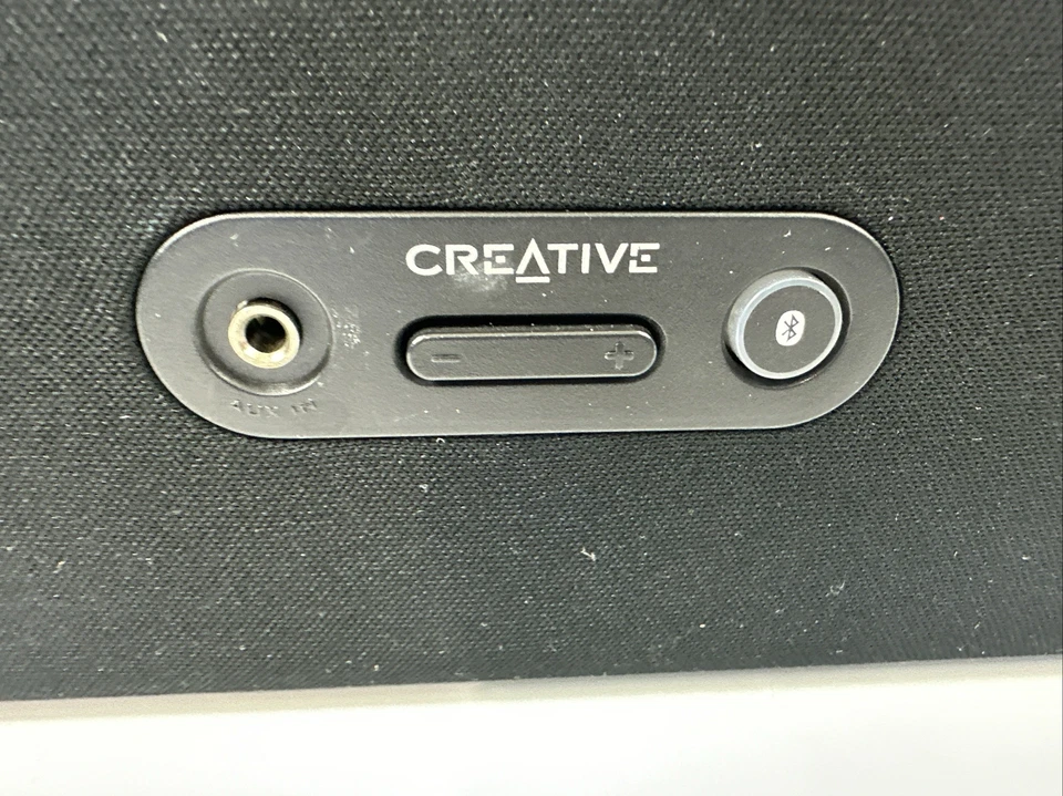 Creative D80 Inalámbrico Negro Bluetooth AUX Línea Sistema de Altavoces Probado FUNCIONA Foto 2 de 4