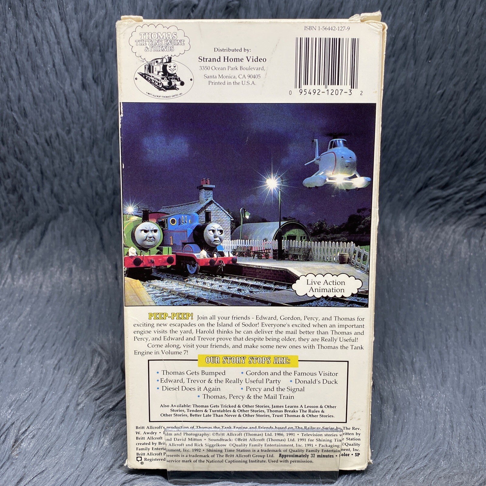 Thomas The Tank Engine & Friends Thomas Gets Bumped VHS Tape 1992 Train