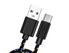 MicroUSB 3ft USB Cable Charger Cord Power Wire Sync Fast Charge for Tablets