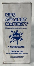 Kids Against Maturity Card Game The Blue Game Box INSIDE! Box Include Core Game!