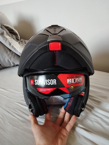 Casco modulare MT Atom 2 SV solid Matt black nuovo. Taglia L - Foto 17 di 24