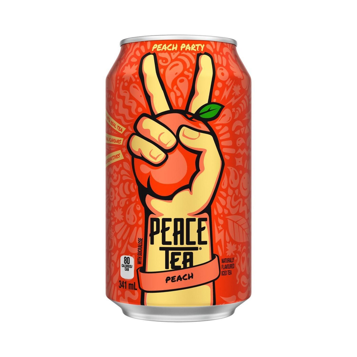 24 Cans of Peace Tea Peach Party Iced Tea 341 ml Each | eBay