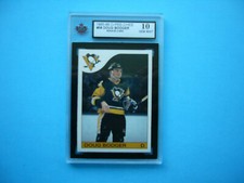 1985/86 O-PEE-CHEE NHL HOCKEY CARD #38 DOUG BODGER ROOKIE KSA 10 GEM MINT OPC