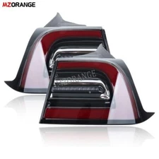 2x LED Tail Lights For 2017 18-2023 Tesla Model 3 Rear Brake Stop Lamp L+R Pair