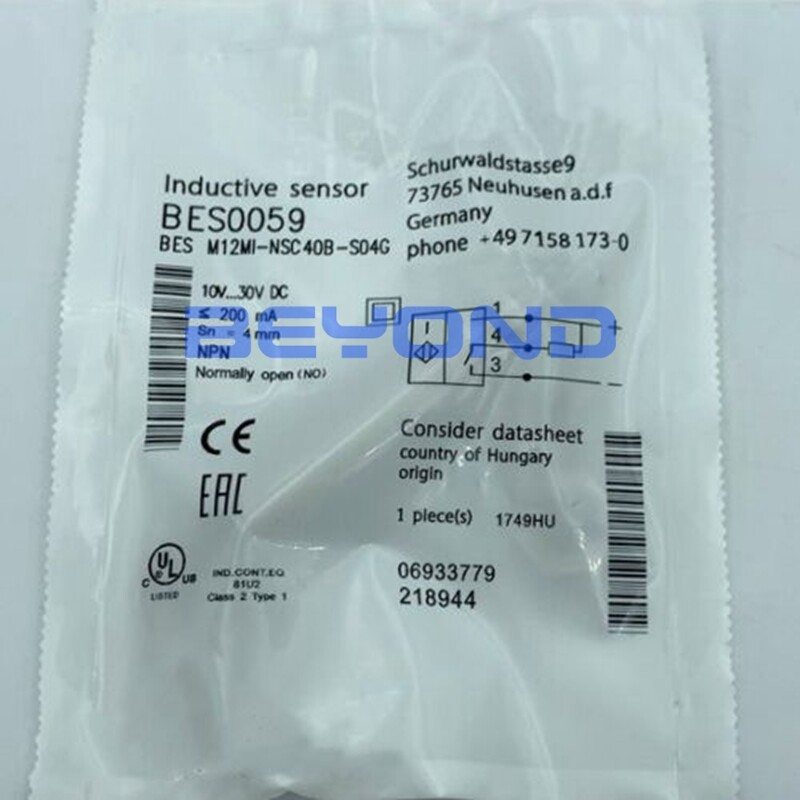 1PC NEW FOR BALLUFF Proximity switch sensor BES0059 BES M12MI-NSC40B-S04G