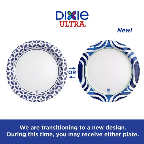 Dixie Piatti di carta da pranzo ultra pesanti, 10", 186 ct. - Foto 2 di 4