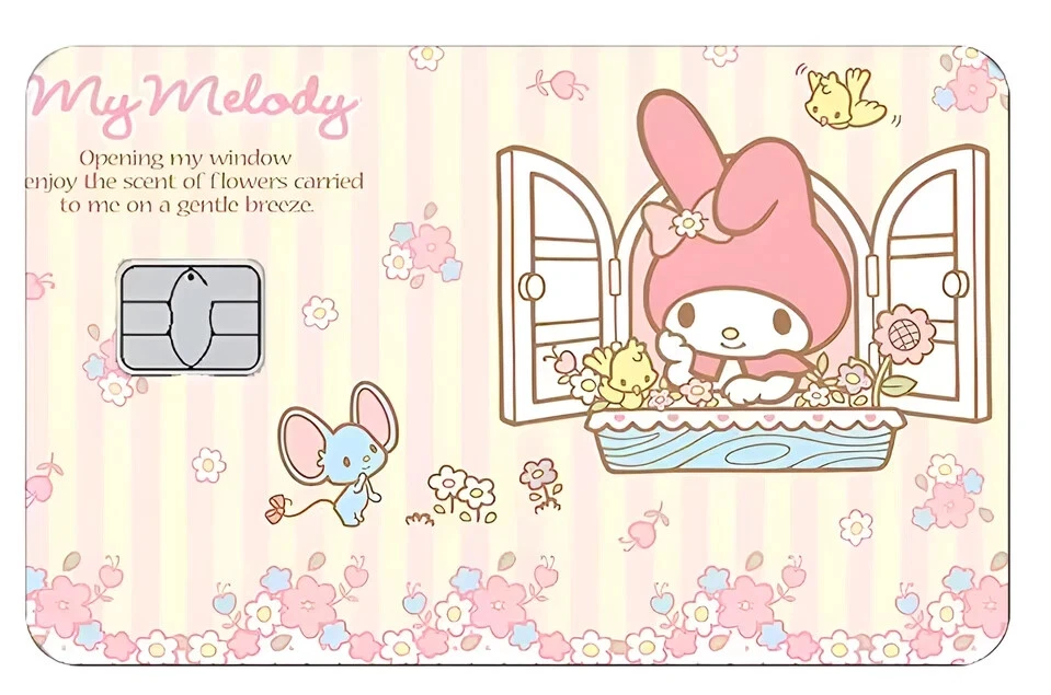 Skins para tarjetas de Hello Kitty pegatinas para tarjetas de crédito vinilo UV pegatinas de Hello Kitty - paquete de 6 Foto 2 de 4