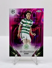 2023-24 Topps Chrome UEFA - YUKI KOBAYASHI Pink Lava Refractor Celtic Japan SSP