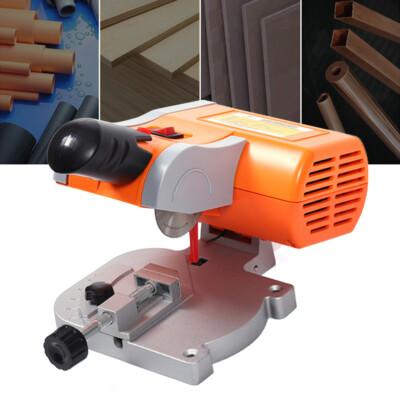 Mini Benchtop Cutoff Miter Saw for Wood, Metal & Plastic - 0° to 45° Cuts