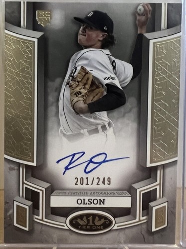 2024 Topps Tier One - Reese Olson Auto #BOA-RO /249 (AU, RC)
