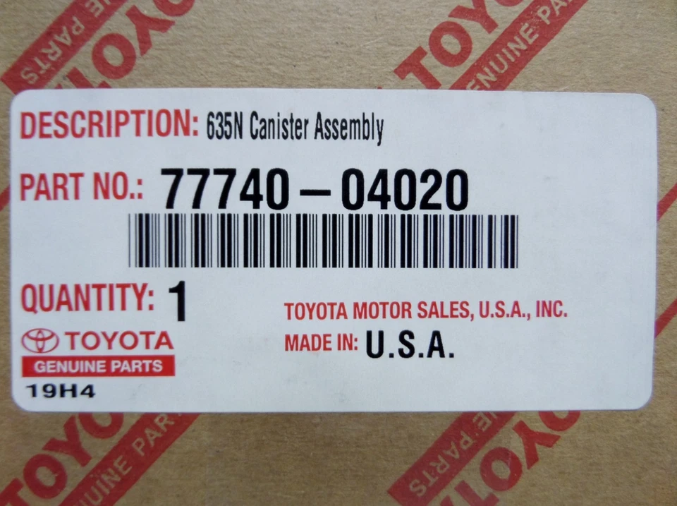 Bote de carbón de vapor Toyota Tacoma genuino OEM OE Foto 4 de 4