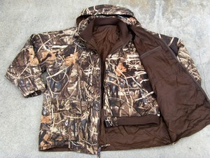 Ducks Unlimited Waterproof Waterfowl Camouflage Hunting Jacket w Liner Men's L | eBay