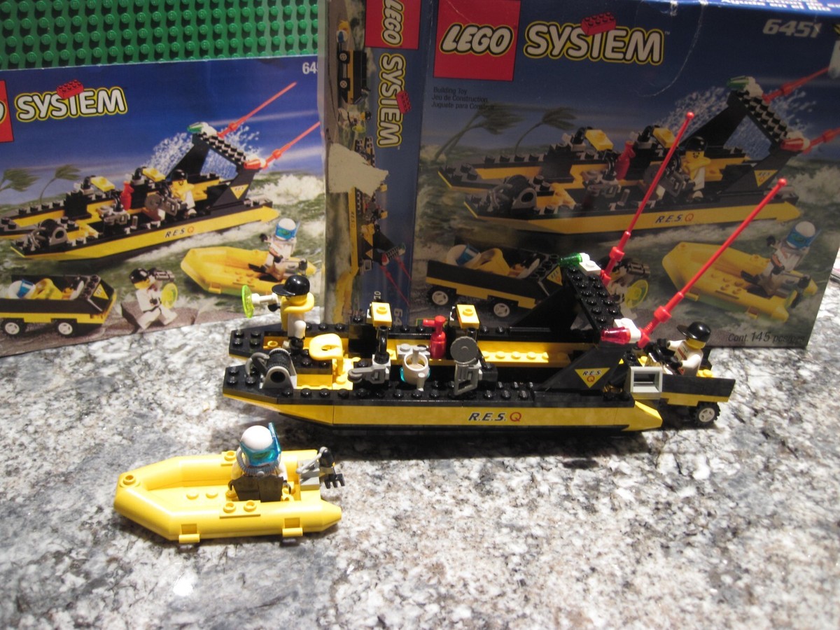 Vintage Lego Res-Q River Response 6451 - Complete Set with Box