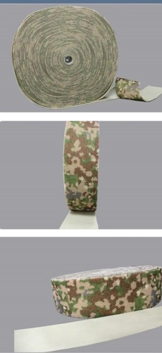 10cm Width Loop Webbing Furry surface Ribbon All Terrain German Spot Camouflage - Picture 23 of 30