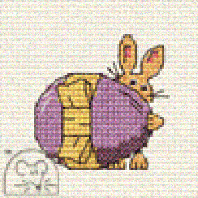 Mouseloft Stitchlets 'Make Me For Springtime - Easter Egg' Cross Stitch Kit